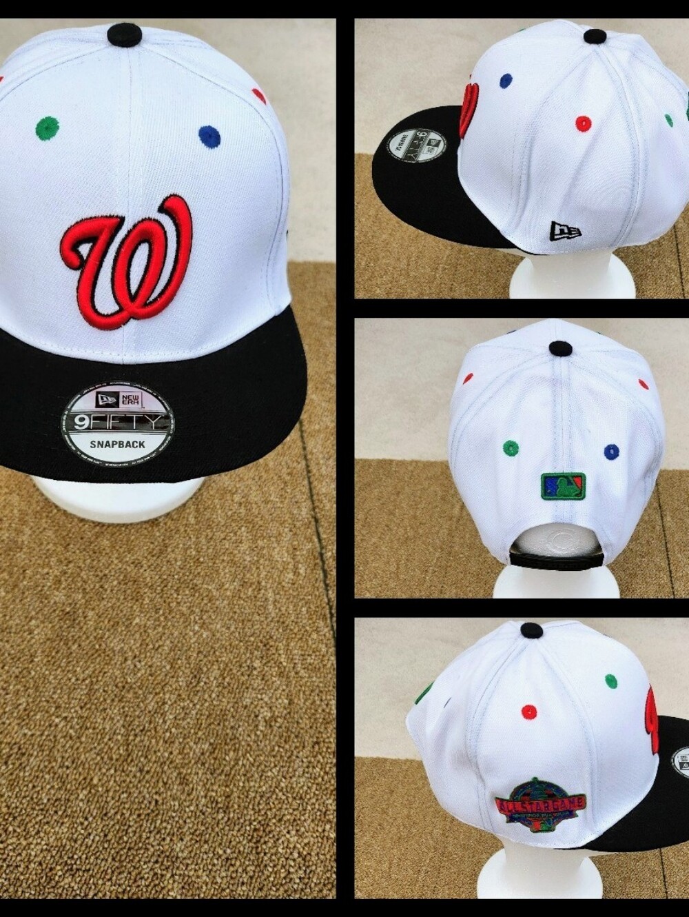 WASHINGTON NATIONALS MLB BASEBALL SNAPBACK HAT.
